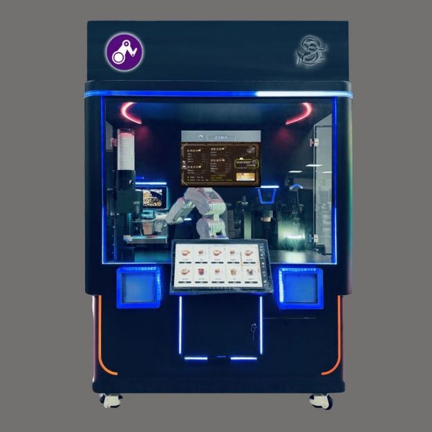Picture of new upgrade aı robot coffee vendıng machıne