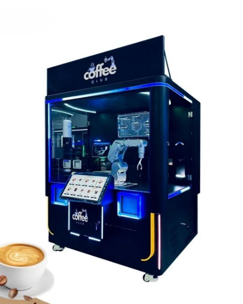 Picture of Coffee machine Self service hot and cold Robot coffee vending machine